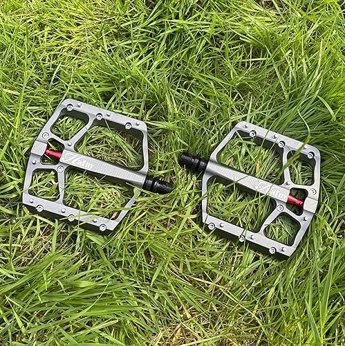 Miniatura 4 de Hafny - Pedales de aluminio para bicicleta, mecanizados CNC, amplia plataforma robusta, HF-1400