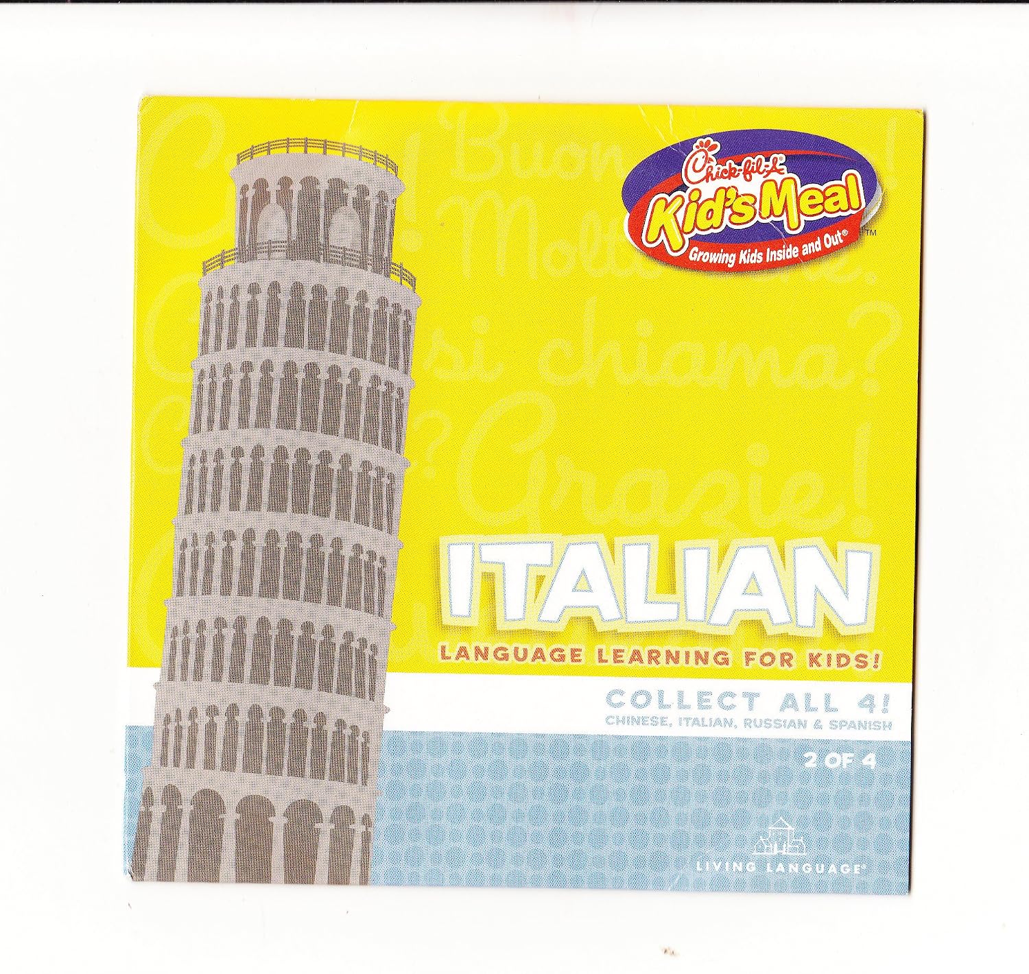 Italian Language Learning For Kids - Chick-Fil-A: Living Language ...