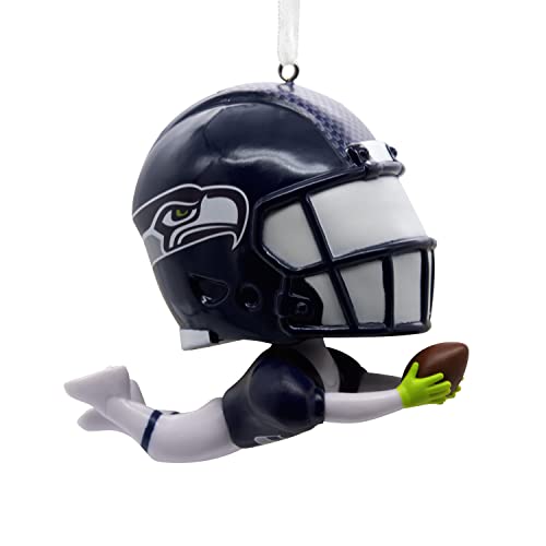 Hallmark NFL Seattle Seahawks Bouncing Buddy Christmas Ornament