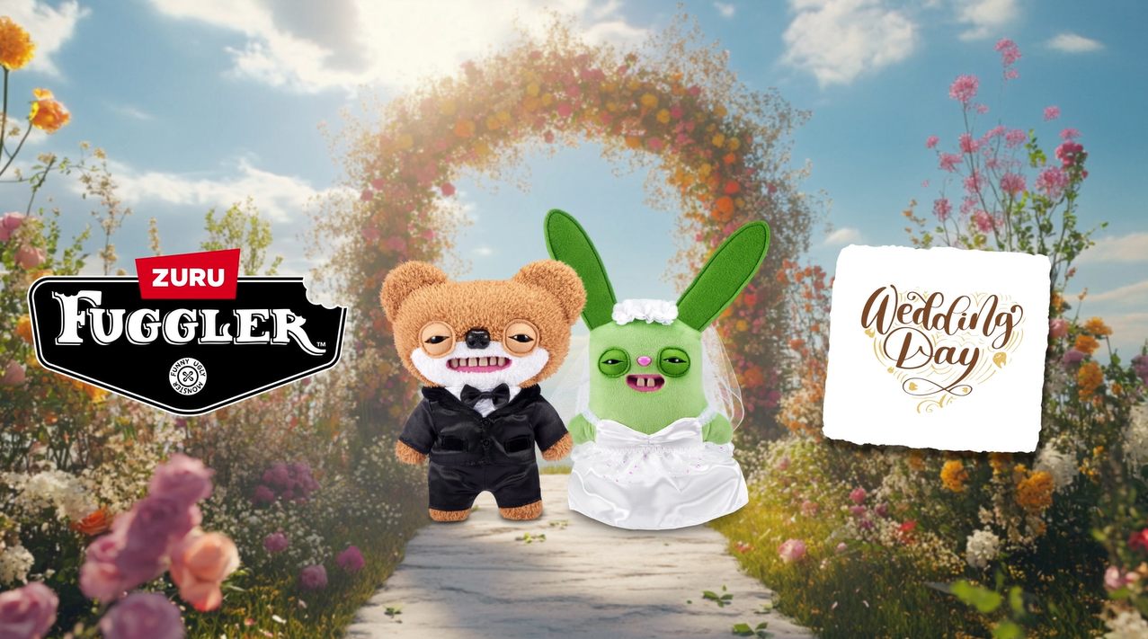 Amazon.com: Fuggler Wedding Fuggs 9-Inch Plush 2-Pack by ZURU