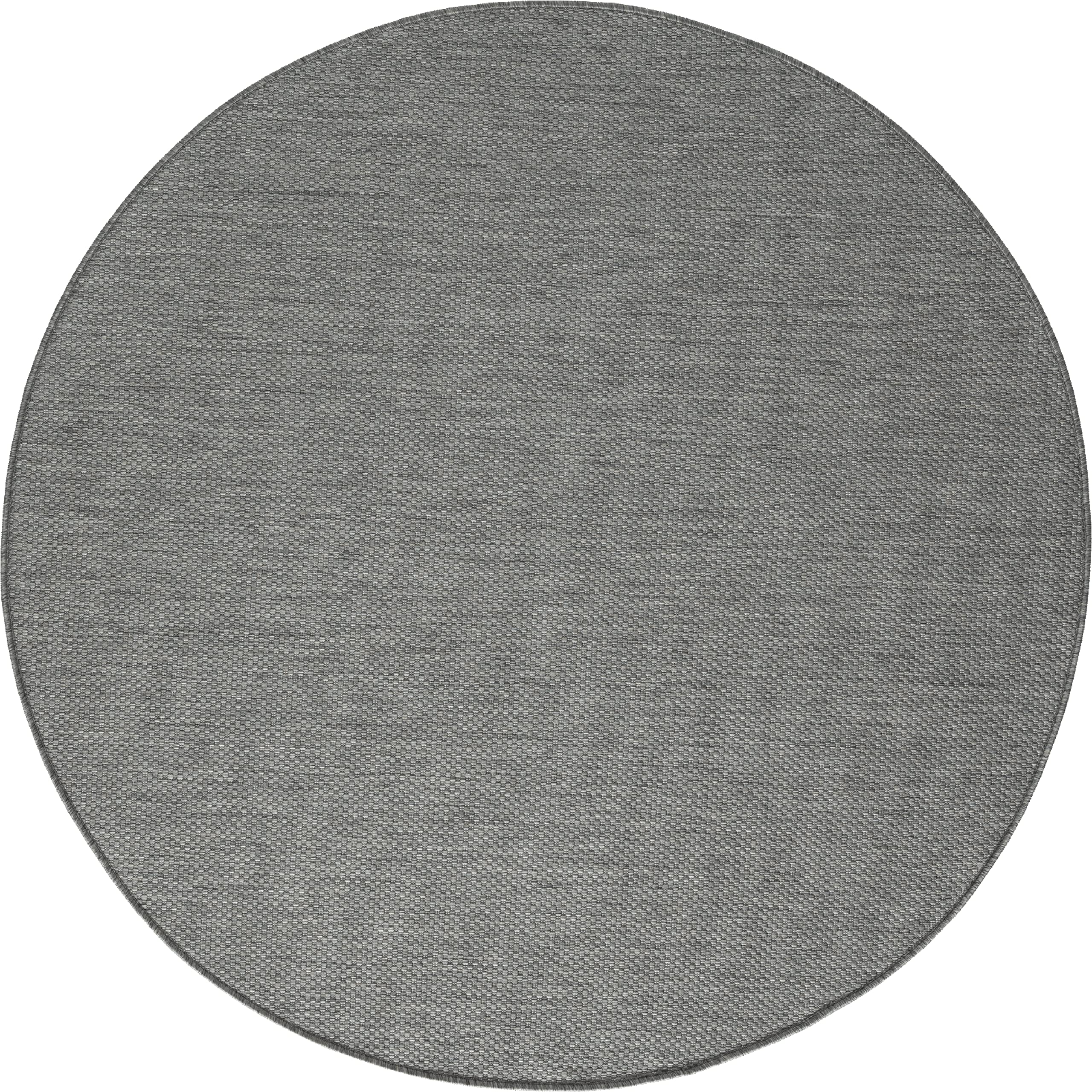 Taracarpet Outdoor Teppich Wetterfest Wohnzimmer Balkon Küchenteppich Flachgewebe Sisaloptik Einfarbig Uni anthrazit dunkelgrau 160x220 cm