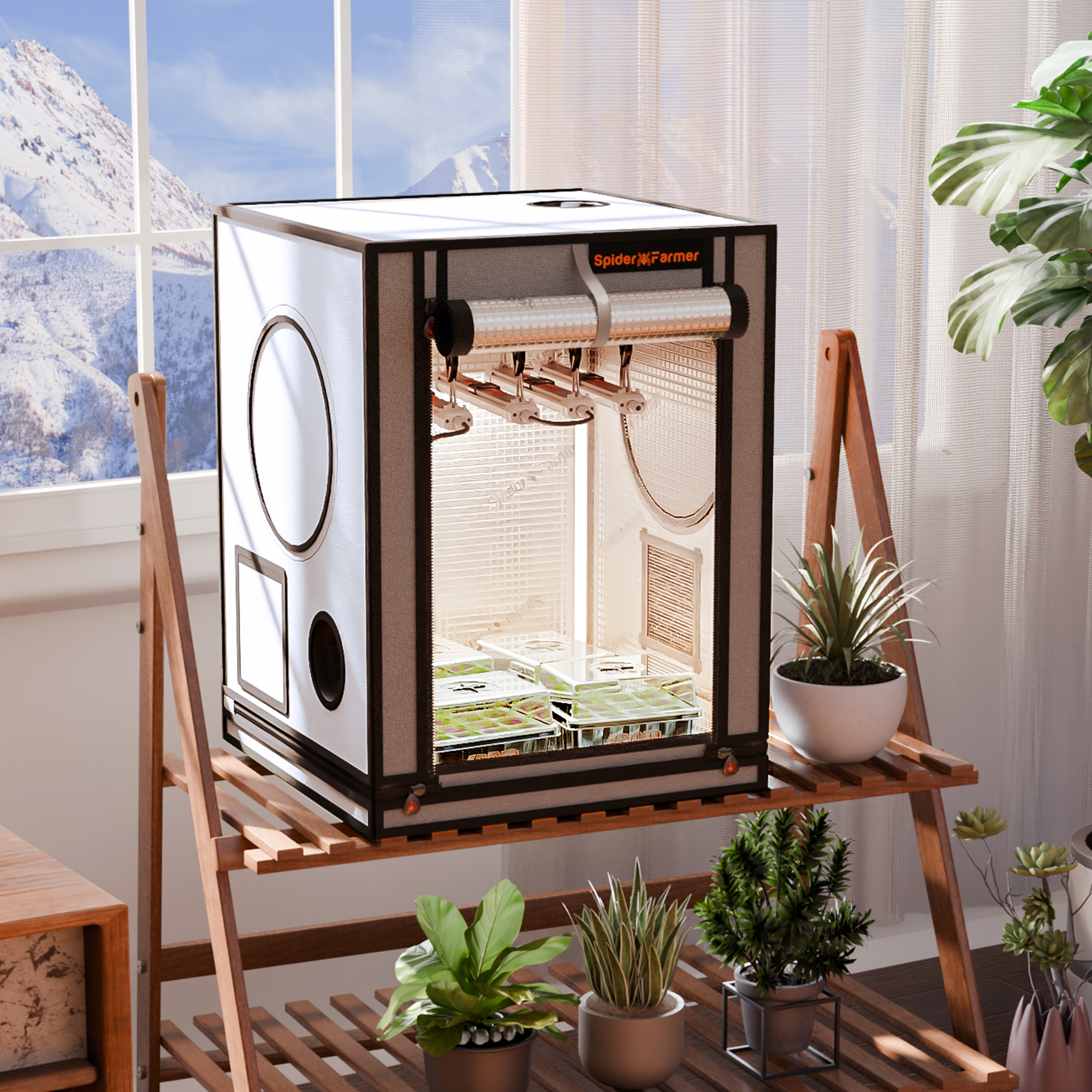 Spider Farmer Pro Series 4.6x2.3x6.6 Grow Tent, 55