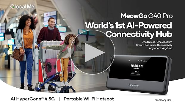 GlocalMe MeowGo G40 Pro 4G対応世界通用1ギガ付90日間 Amazon.co.jp: GlocalMe MeowGo G40 Pro 4G対応 最大390Mbps