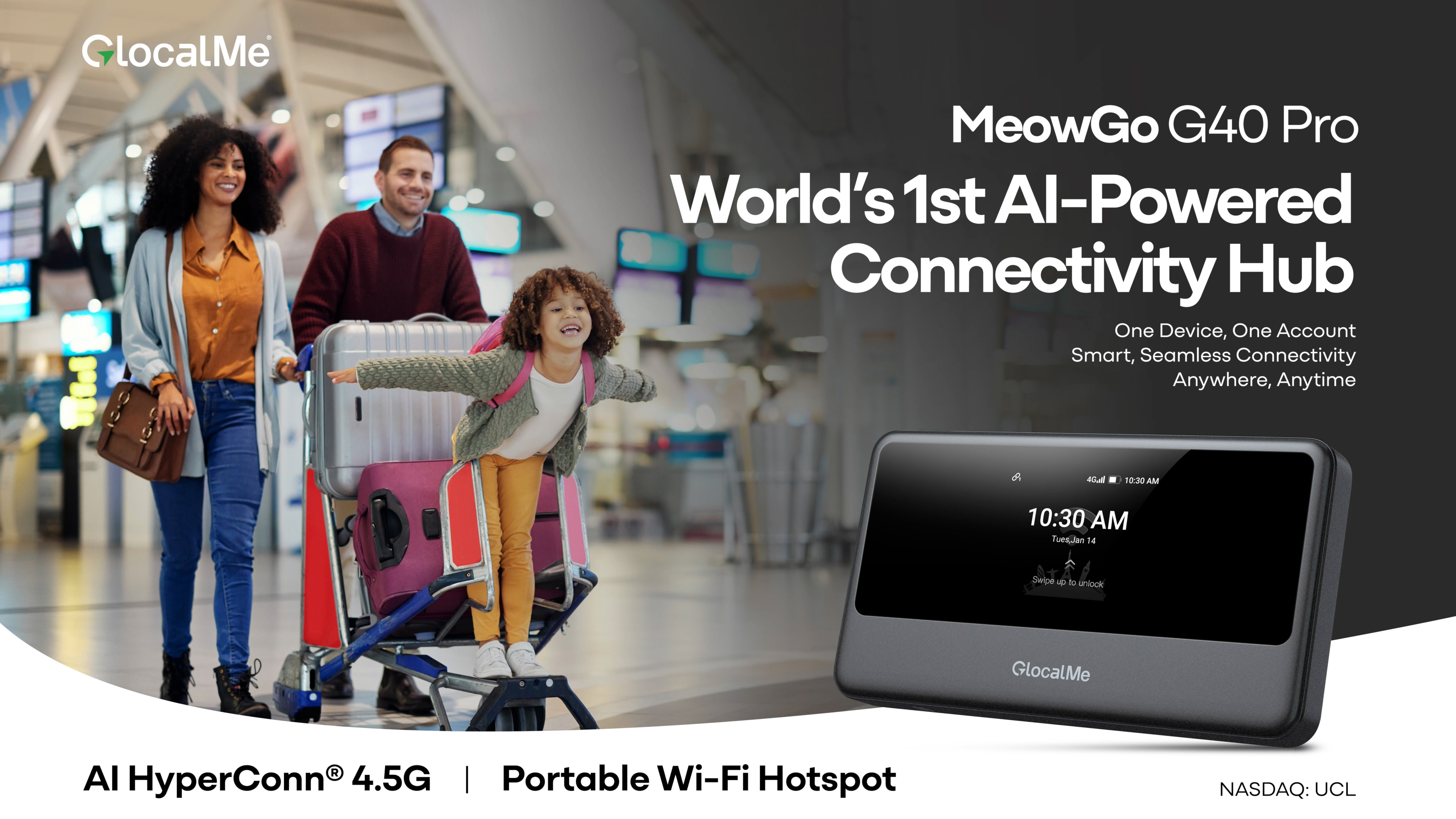 Amazon.com: GlocalMe MeowGo G40Pro 4G Portable WiFi Hotspot