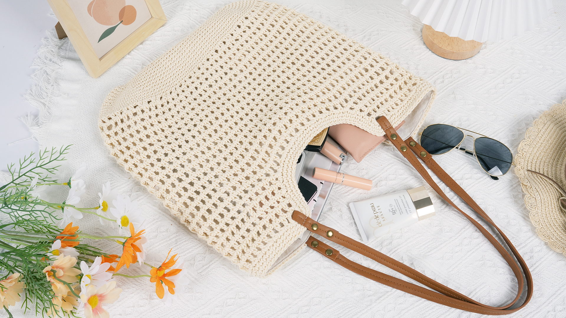 Bolso Tote de Crochet para Mujer MAMUNU miniatura 7