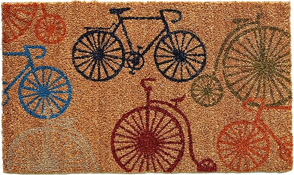 Calloway Mills 121241729 Bicycles Doormat, 17" x 29"