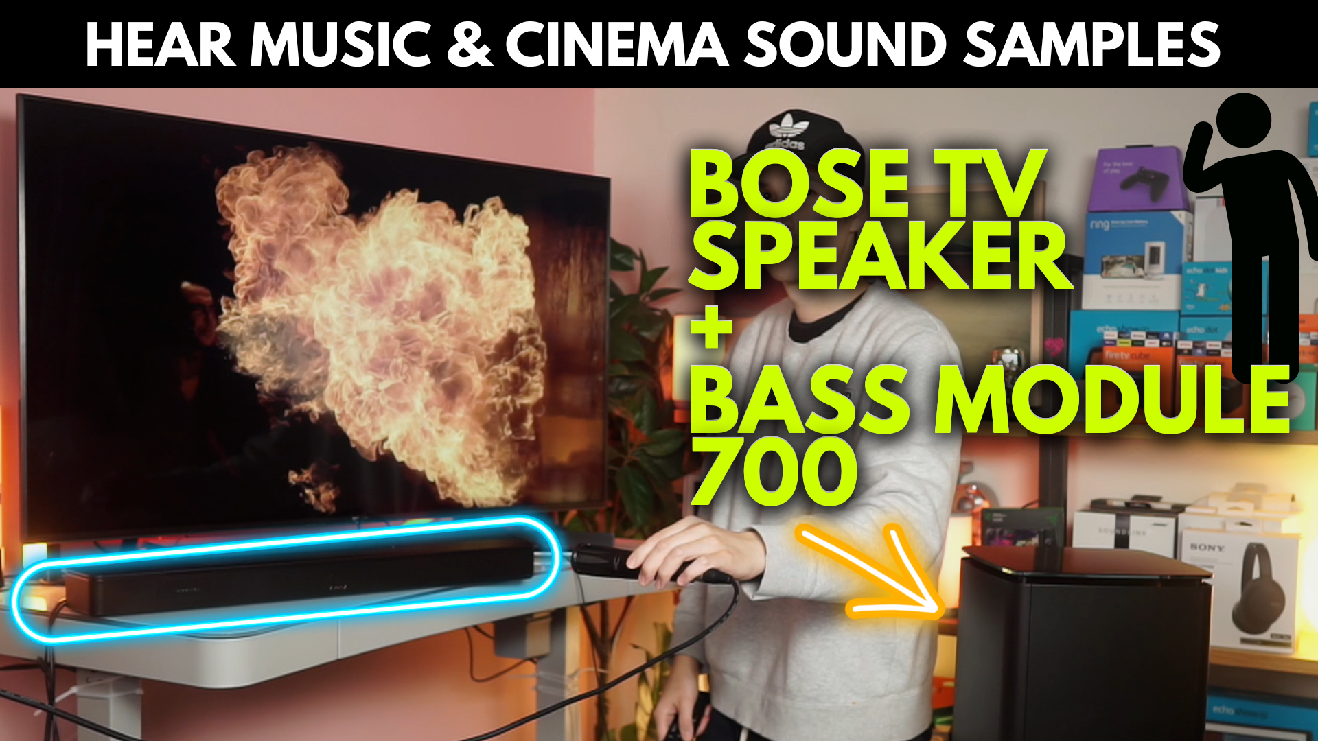 Watch Hear the BOSE TV SPEAKER Bose Bass Module - REVIEW on Amazon