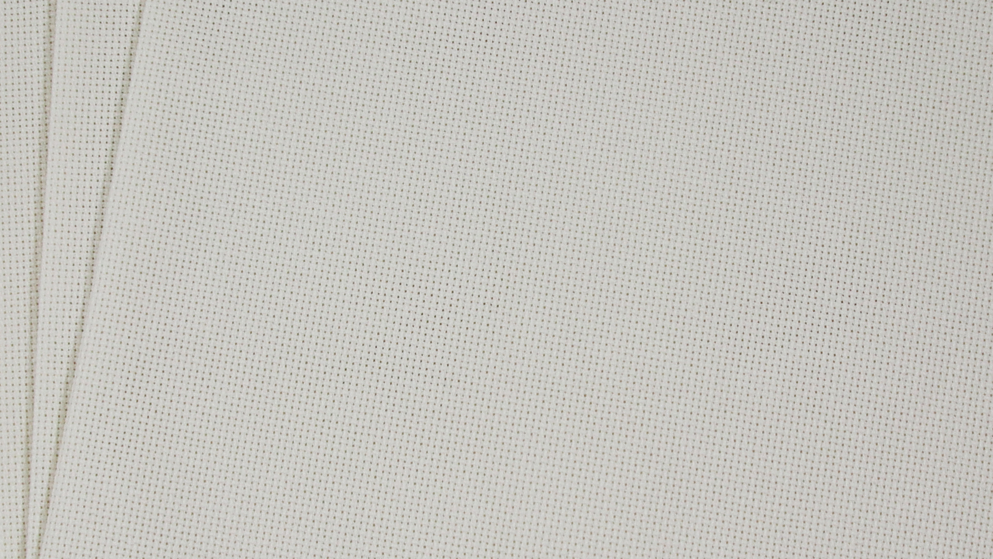 Image of KCS 59 inch x one Yard 18 Ct Counted Cotton Aida Cloth Cross Stitch Fabric (Antique White)