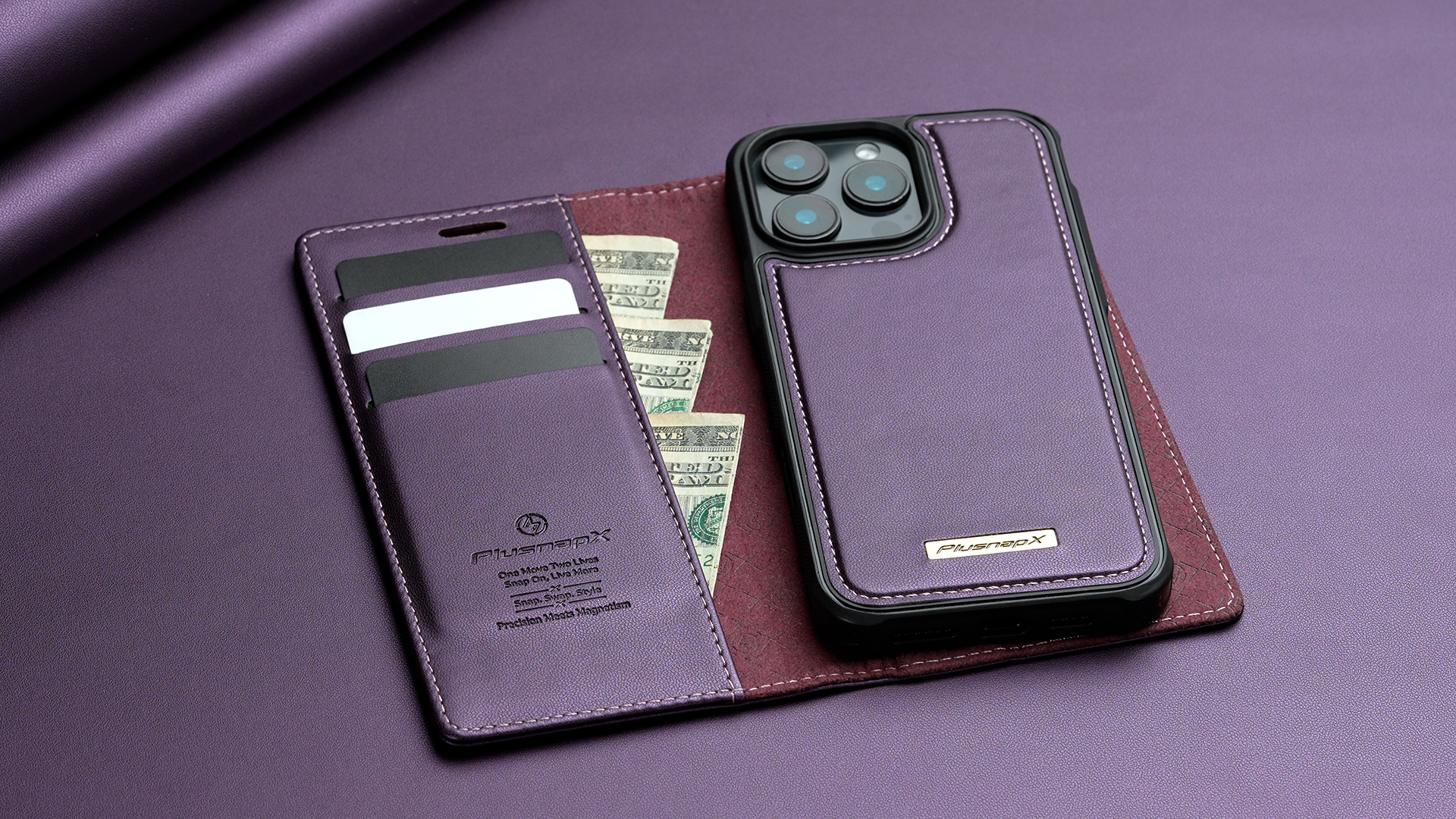 Amazon.com: PlusnapX Wallet Case for iPhone 13 Pro Max Compatible