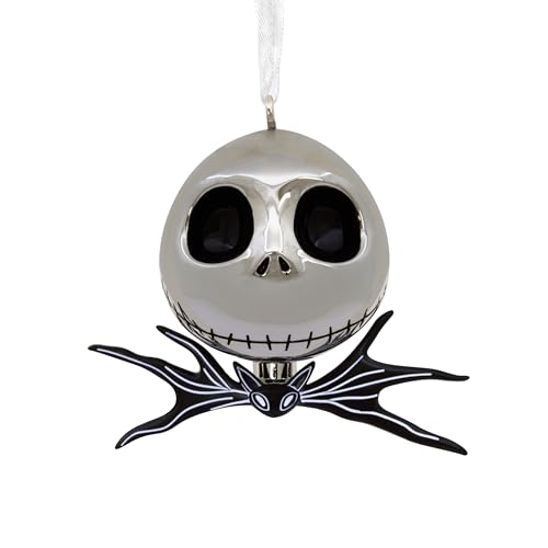 Hallmark Jack Skellington Premium Metal Ornament, The Nightmare Before Christmas Tree Decoration, Disney Hanging Ornament, Hanging Ornament, Gifts for Christmas