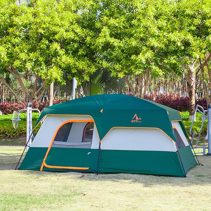 Carpa Familiar 12 Personas 2 Habitaciones Impermeable miniatura 6
