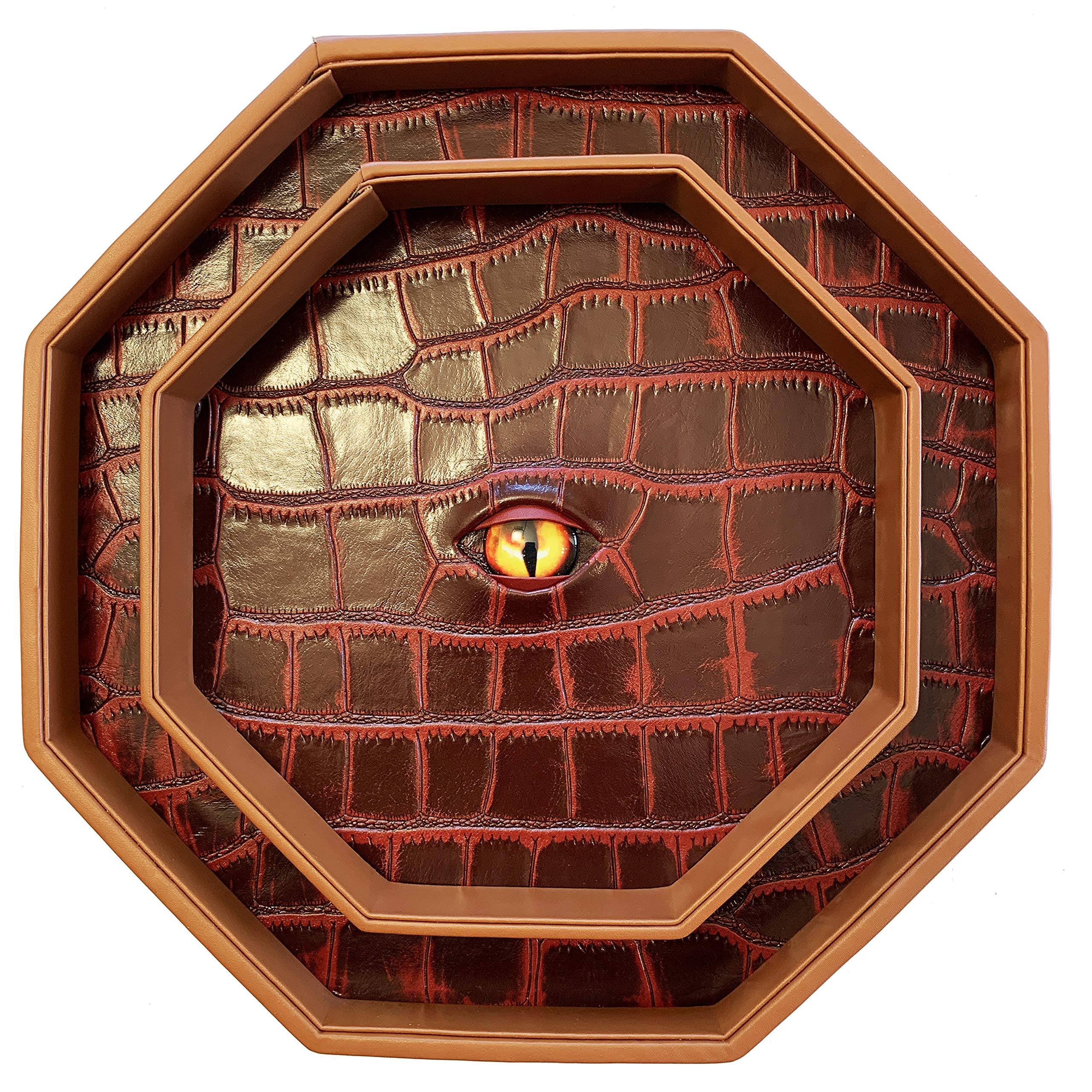 Fantasydice Cthulhu Tome Dice Tray - 8-Sided Octagon With Lid & Staging Area, Holds 5 Sets - View #8