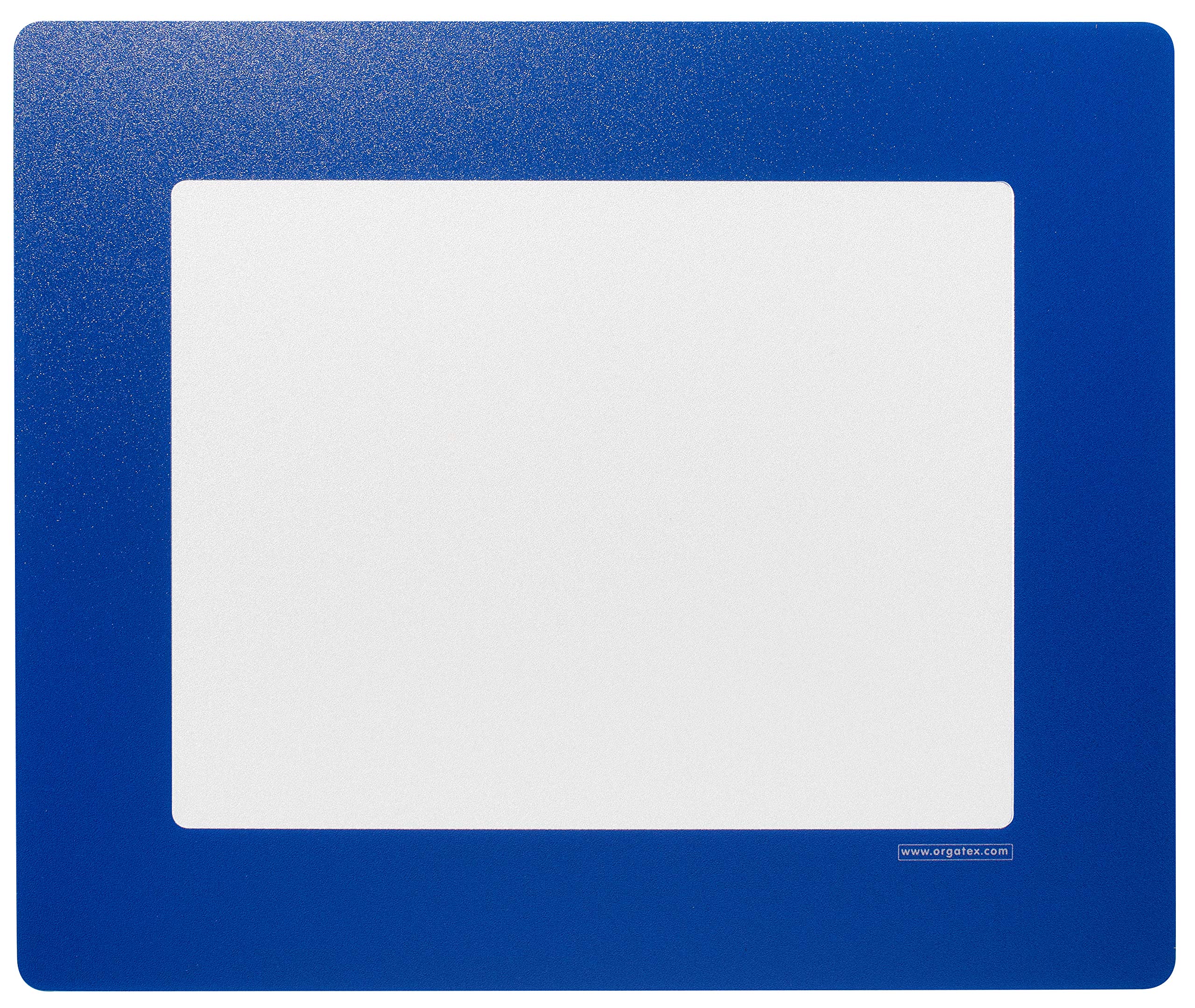 Clearview - Ventana de PVC transparente con marco adhesivo, tamaño carta, 28 cm de ancho x 21,6 cm de alto, paquete de 10 unidades (azul)