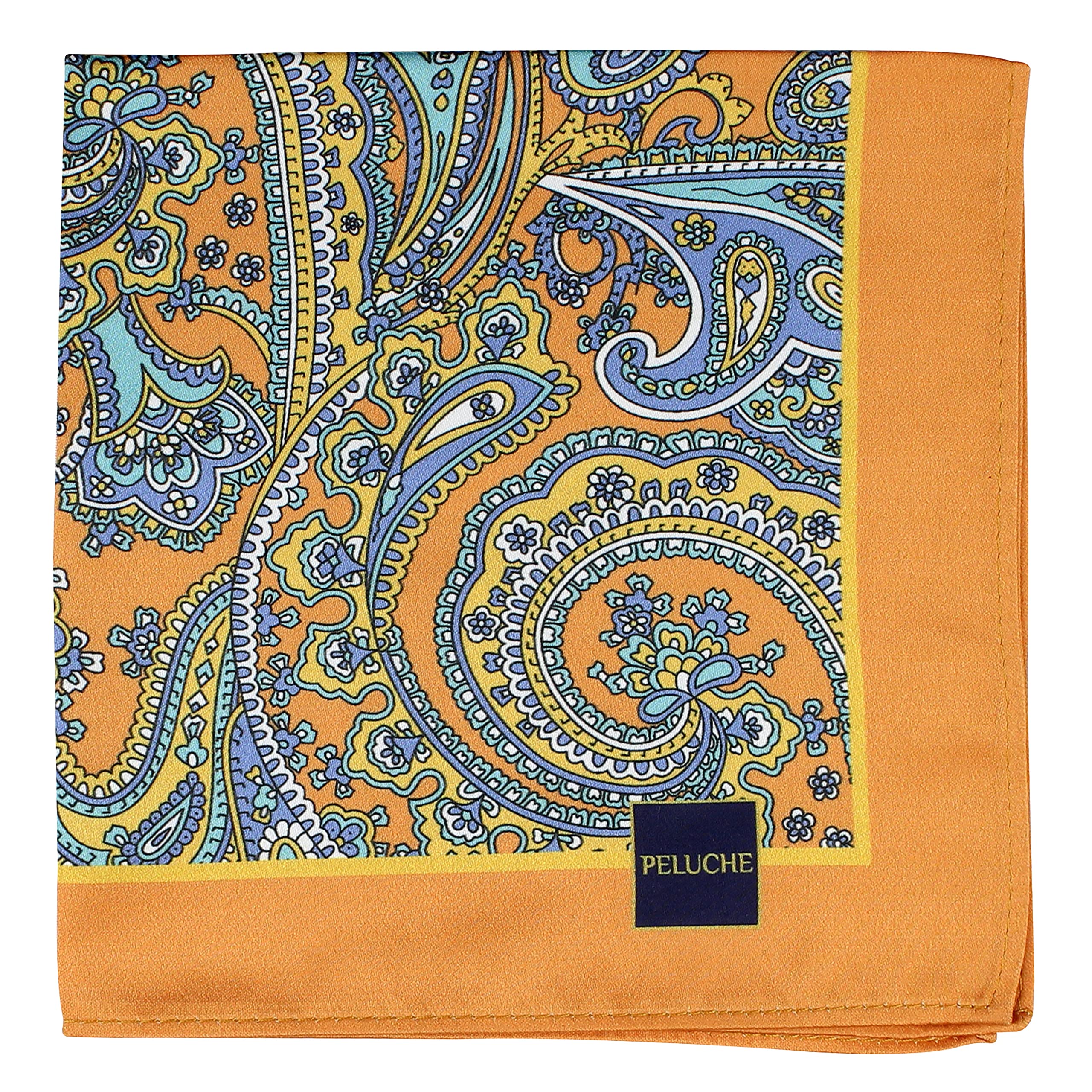 peluche Paisley Pattern Pocket Square For Men-picture-34