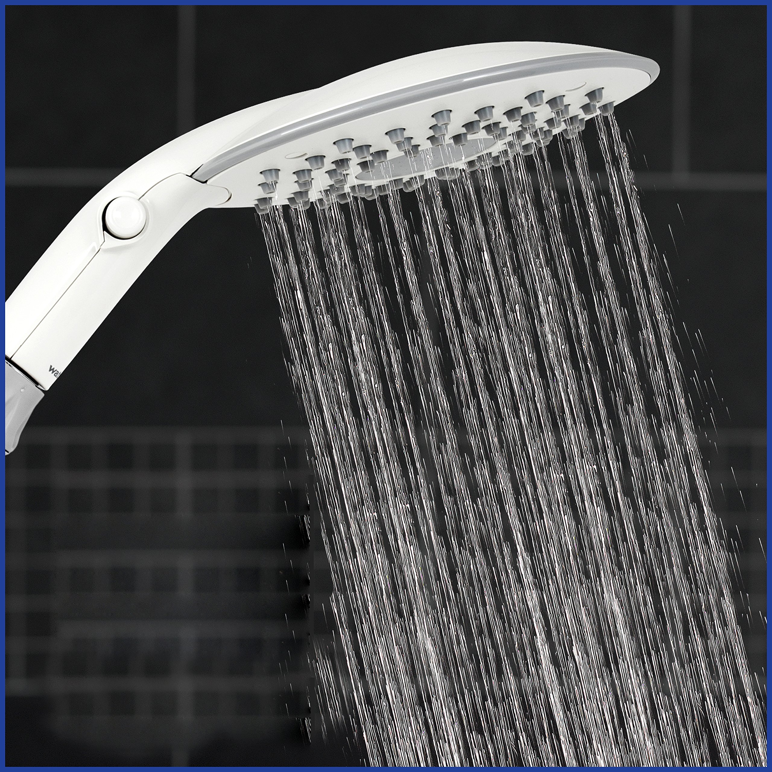 Waterpik CF201 FlexNeck Rain Shower Head, 2.5 GPM, White Moen 26100SRN