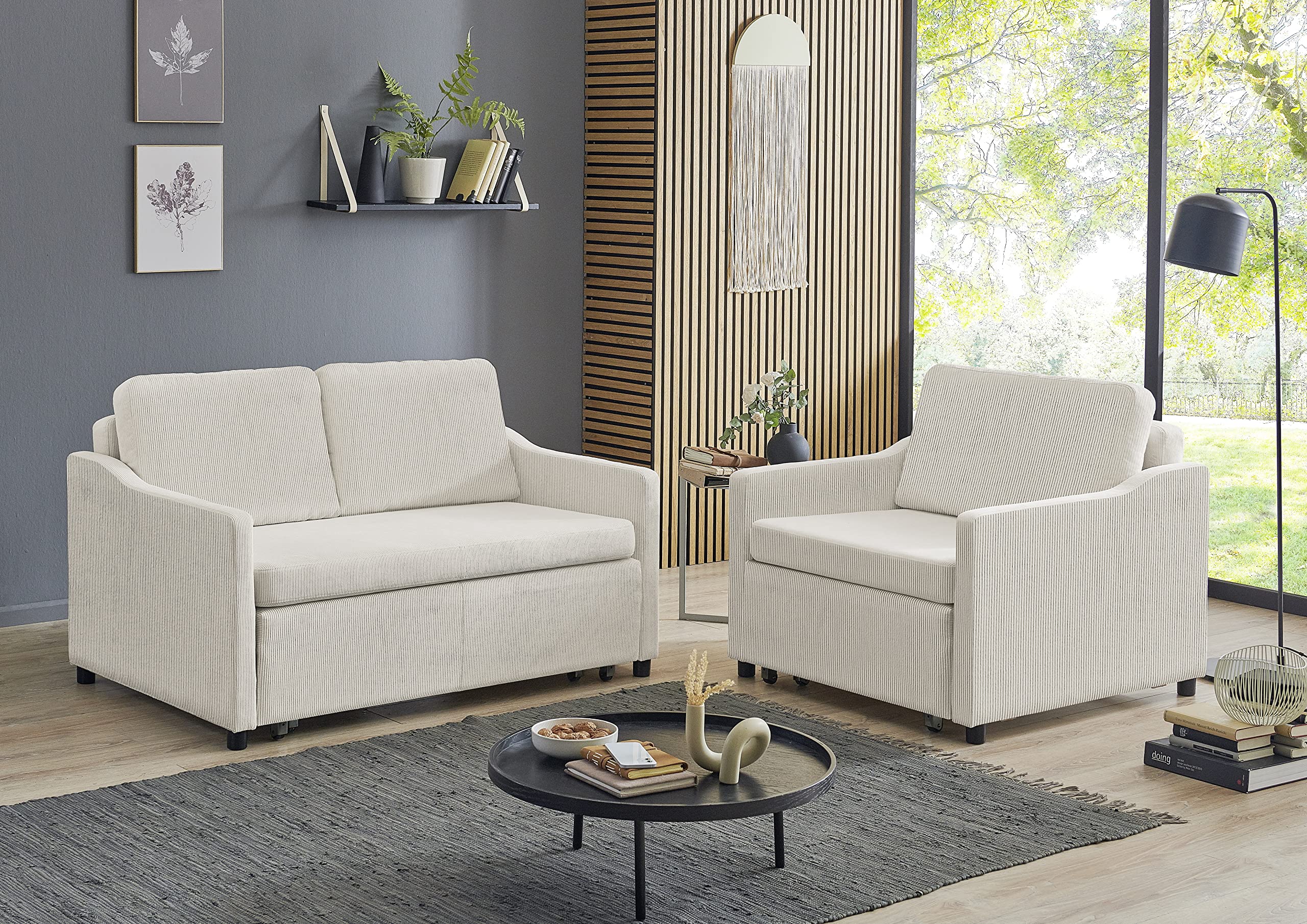 Schlafsessel mit 80x200cm Schlaffunktion