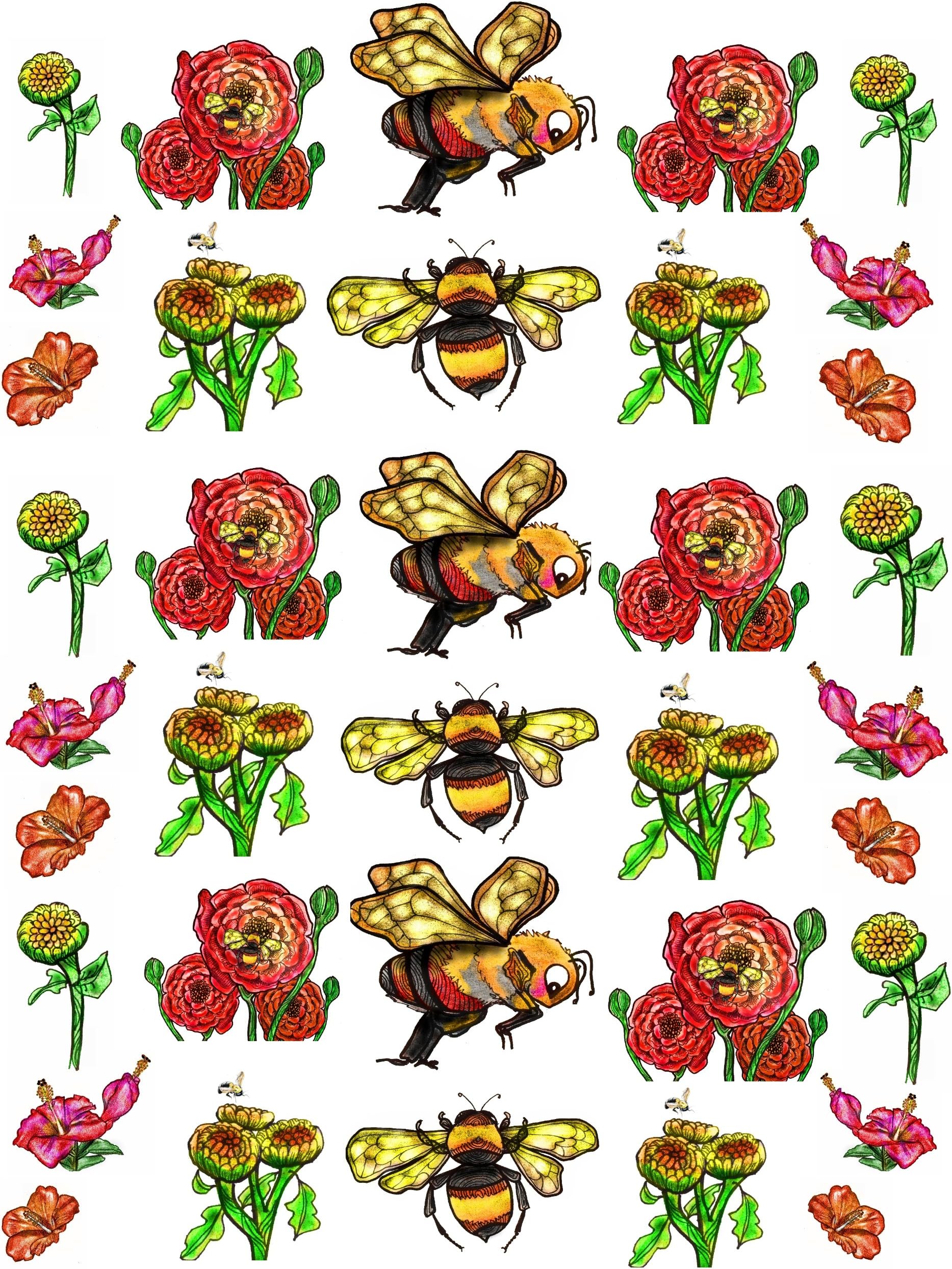 Bajidoo bee Real Decal Full Sheet