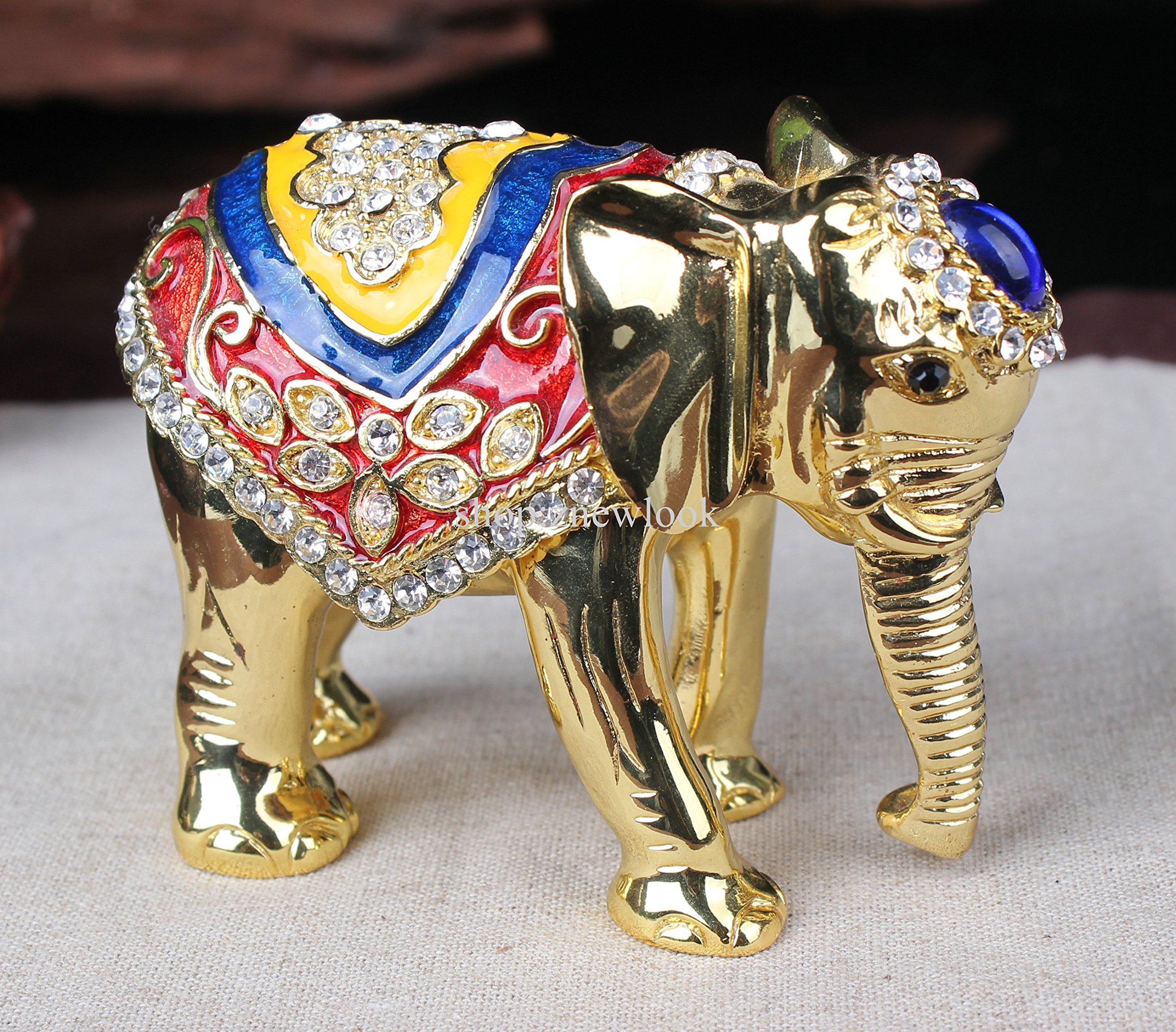 Buy znewlook Thai Elephant Collectible Figurine Statue Metal