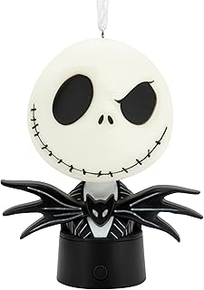 Hallmark Disney Tim Burton's The Nightmare Before Christmas Jack Skellington Christmas Ornament with Light