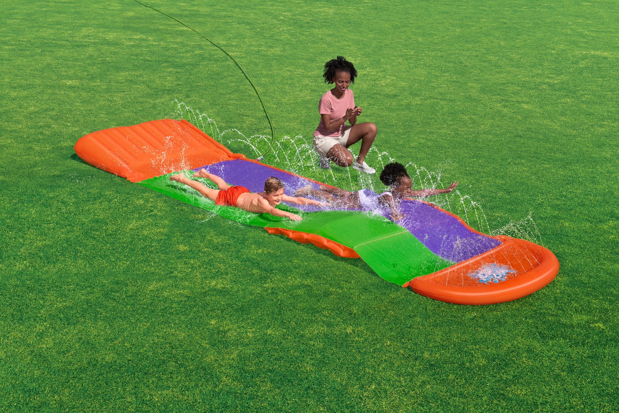 Bestway H2OGO! 2-Personen-Rutsche SplashCoaster 470 x 138 x 30,5 cm