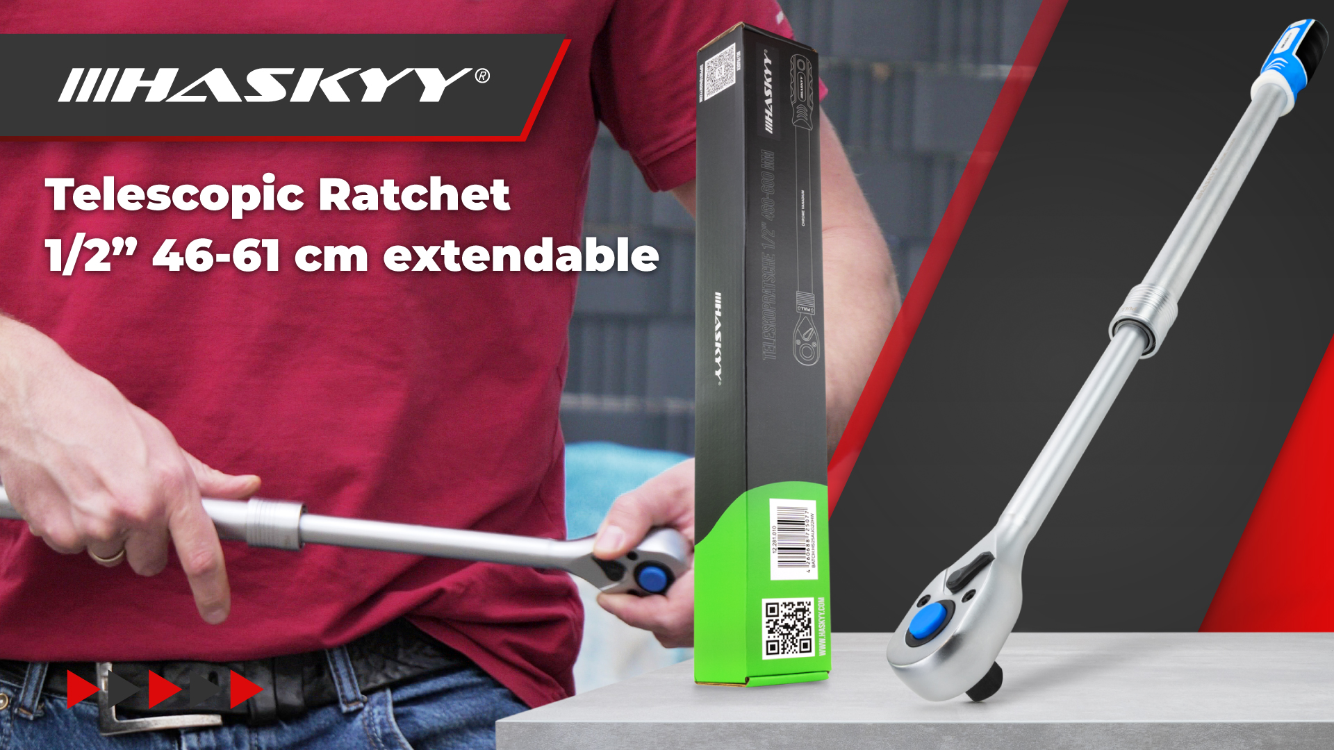 Ratchet Estensibile Con Unità - Di Presa Regolabile, Tasti A - Foto 3