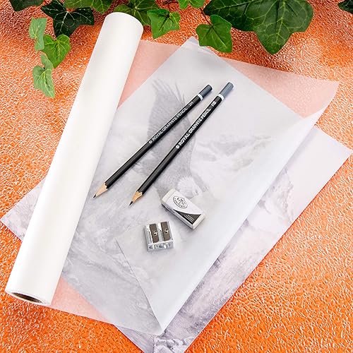 Miniatura 7 de Bee Paper Rollo de papel para dibujos y bocetos, color amarillo.