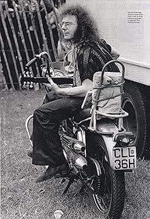 Robert Fripp, Hyde Park, 1969 - Miniature Poster/Original Magazine Clipping