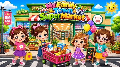 My Family Town: Supermarket Games – vue 2