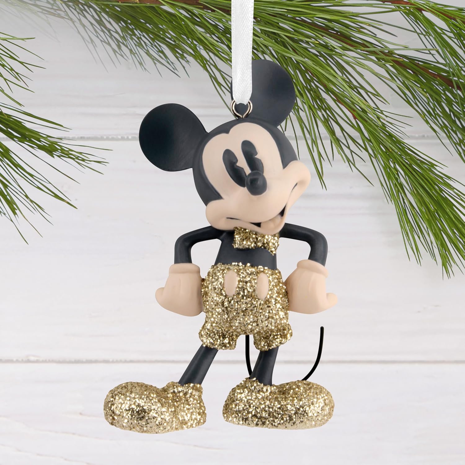 Hallmark Disney Mickey Mouse Sparkling Christmas Ornament, Gifts for Disney Fans - Image 3