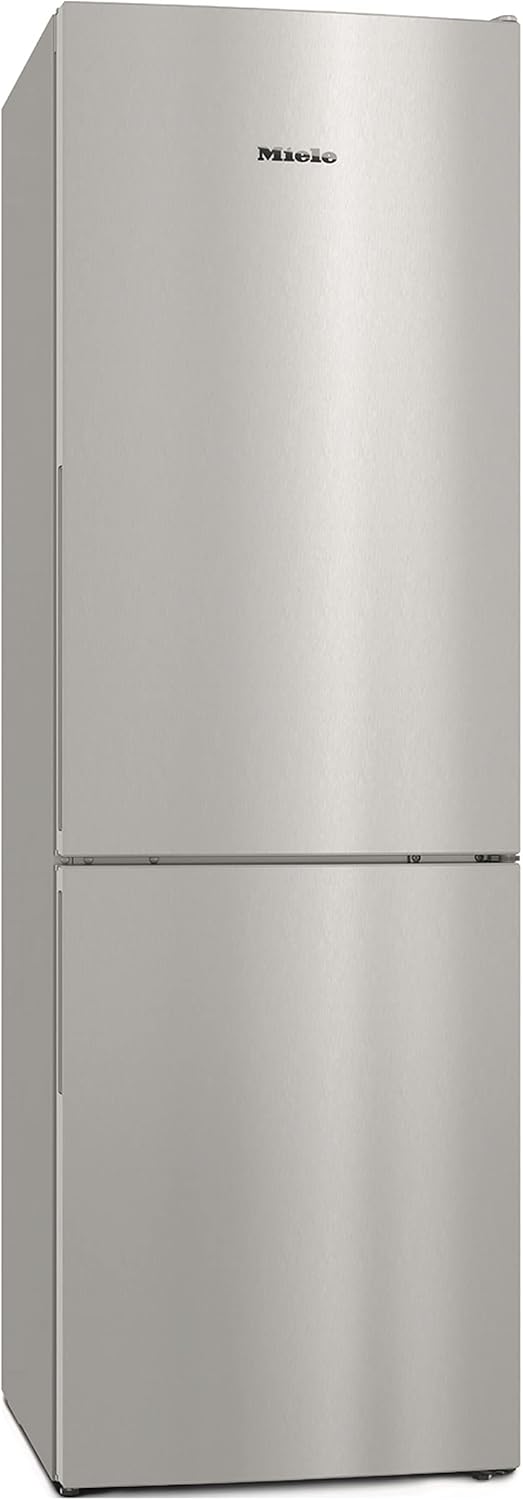 Miele KD 4072 E el Active Frigo-Congelatore a Posizionamento Libero, NoFrost, VarioRoom, Automatic SuperCool e VeggieBox, Classe di Efficienza Energetica E, Grigio [Classe di efficienza energetica E]