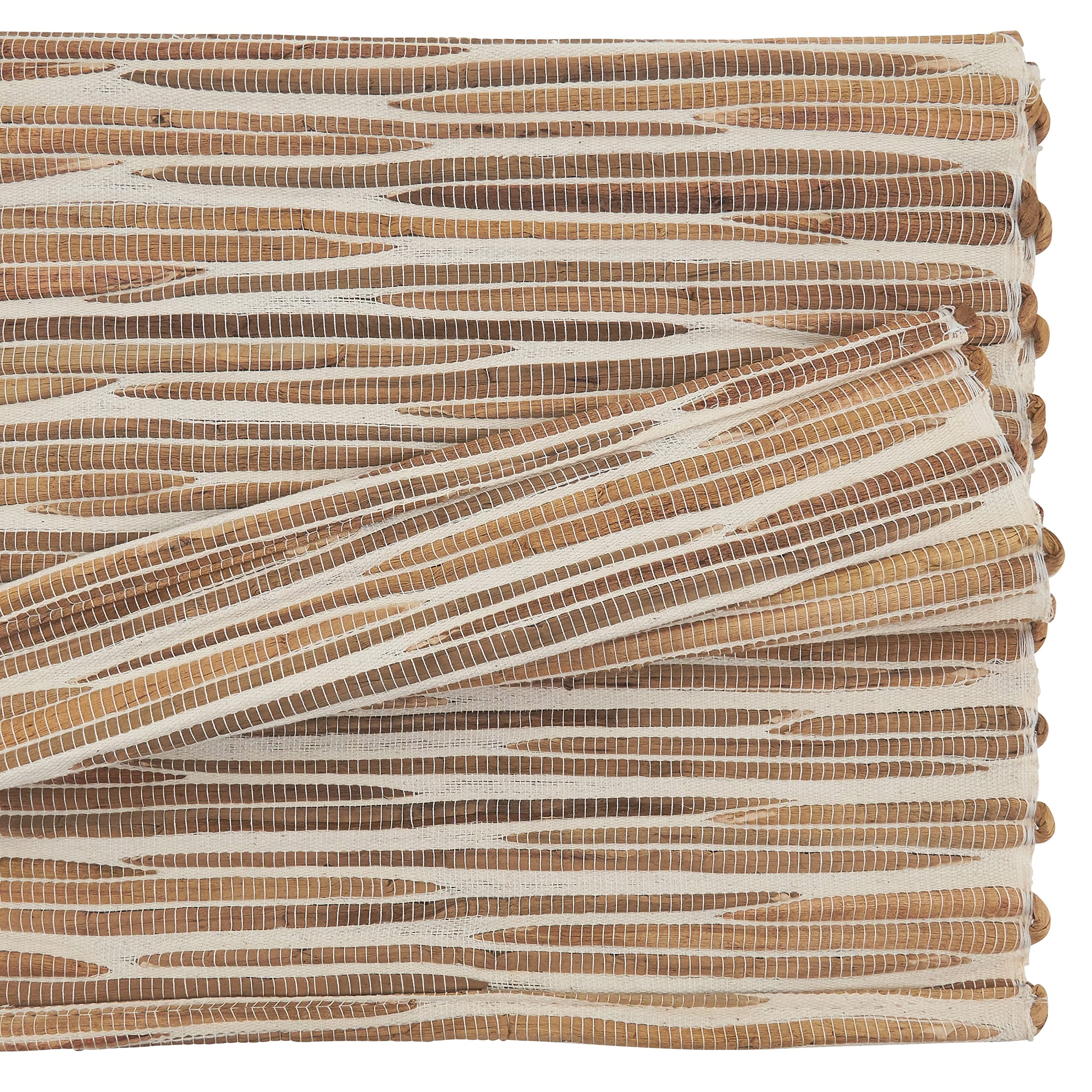 SARO LIFESTYLE Kendari Collection Tischläufer aus Wasserhyazinthe, 35,6 x 274,3 cm, Natur