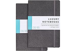 Papercode Luxury Lined Notebooks: Perfect for Work, Travel, and College