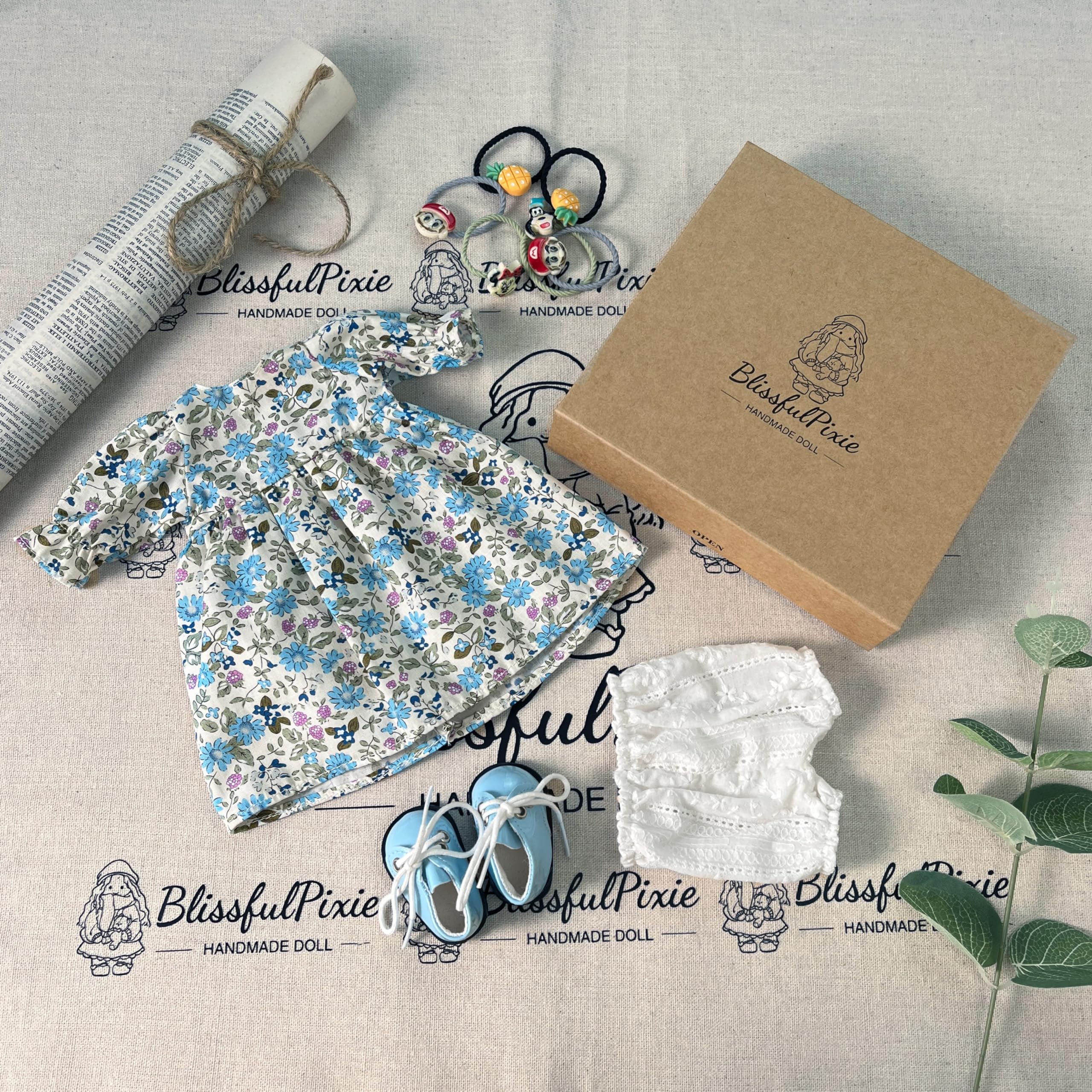 Amazon.co.jp: BlissfulPixie 手作り ウォルドルフ 人形の服 30cm 服