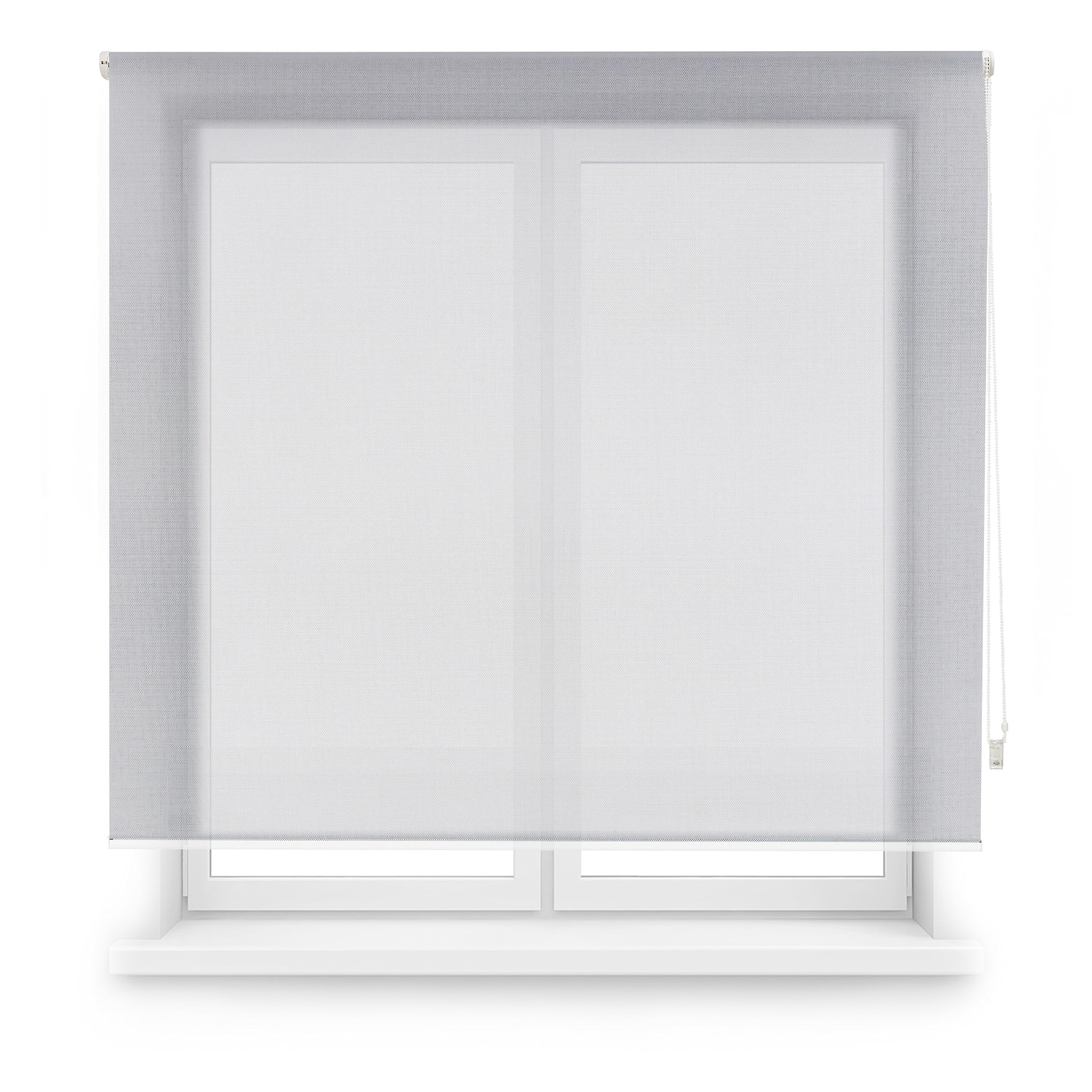 Estor Enrollable Tejido Screen Tamaño: 160x180 - Reducción de Destellos sin Renunciar a la Luz – Estor fácil instalación Pared o Techo – Estor Ventana Color: Antracita