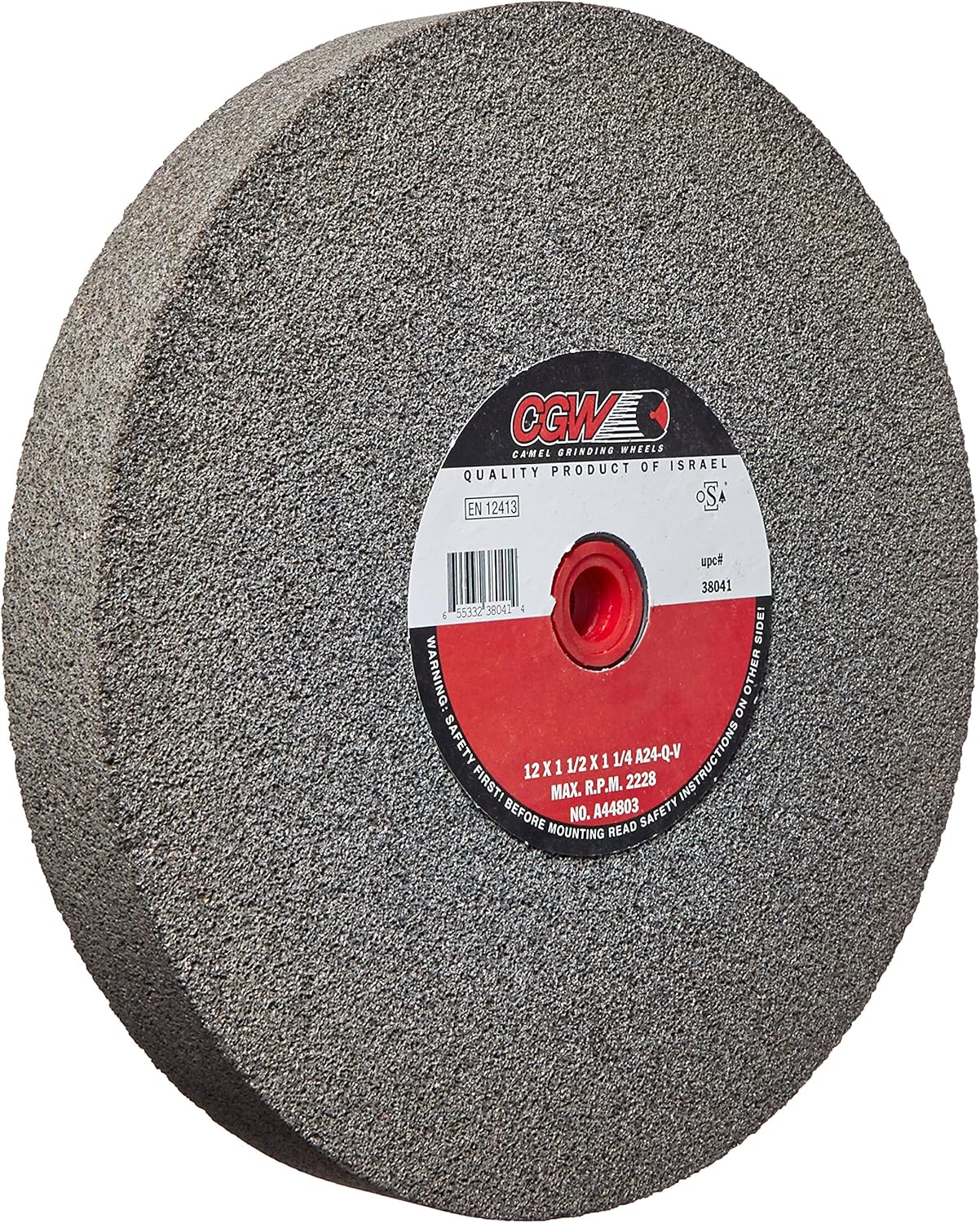 Camel Grinding Wheels H8884 1234; x 11/234; Grinding Wheel, A24 11/