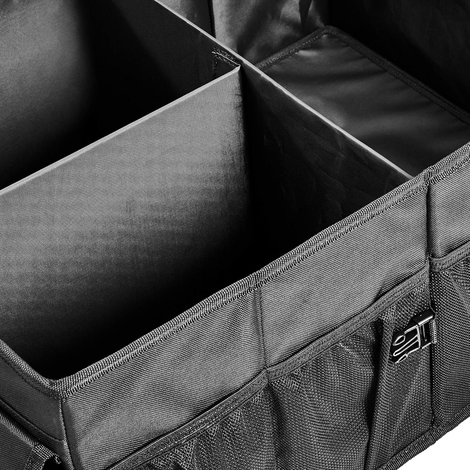 Amazon Basics Trunk Organizer with Collapsible Design for Cars, SUVs, and Trucks - Black
