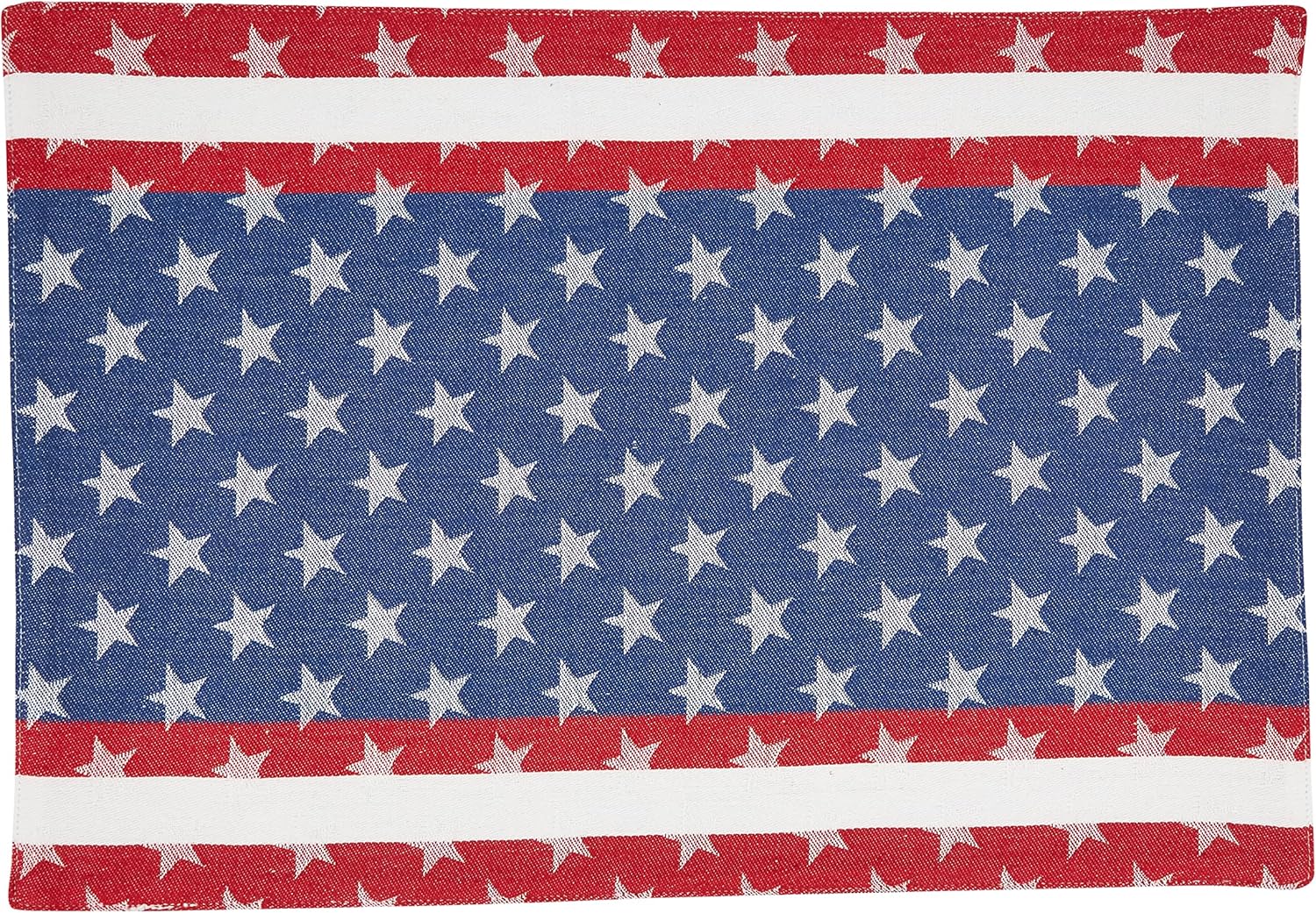 Americana Cotton Rectangular Patriotic Placemats Set of 4