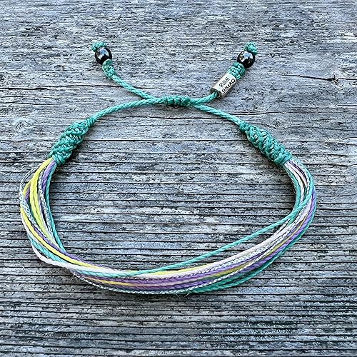 Miniatura 69 de Surfer Bracelets for Men - Handmade Surfer Rope Adjustable Friendship Bracelets - Surf String Bracelet for Couple Women Men Waterproof Beach Jewelry