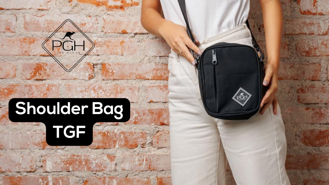 Bolsa Shoulder Bag Transversal Pequena Unissex em Lona Impermeável