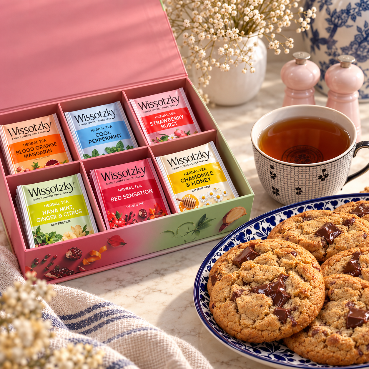 Amazon.com : Wissotzky Herbal Tea Gift Set - Variety Pack Sampler