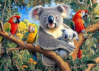 Comprar AveJoys Puzle para adultos 1000 piezas Koala loro 70 x 50 cm rompecabezas para adultos juego educativo desafío juguete 1000 piezas rompecabezas para adultos niños