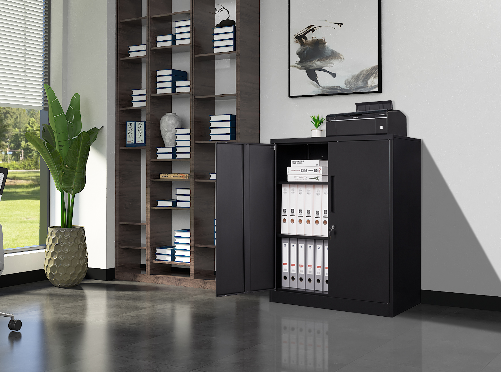Amazon.com: Letaya Metal Storage Cabinets with Lock, Small