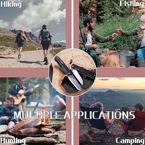 Miniatura 9 de 9TiEDC Cuchillo plegable de hoja reemplazable con clip de bolsillo, cuchillo de bolsillo EDC para trabajo, construcción y mejoras del hogar,