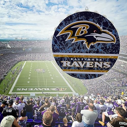 Vista 112 de Cartel de pared de Los Angeles Rams de 13 pulgadas con tapa de botella envejecida, edición limitada, de FOCO Rams, representa a la NFL y muestra tu