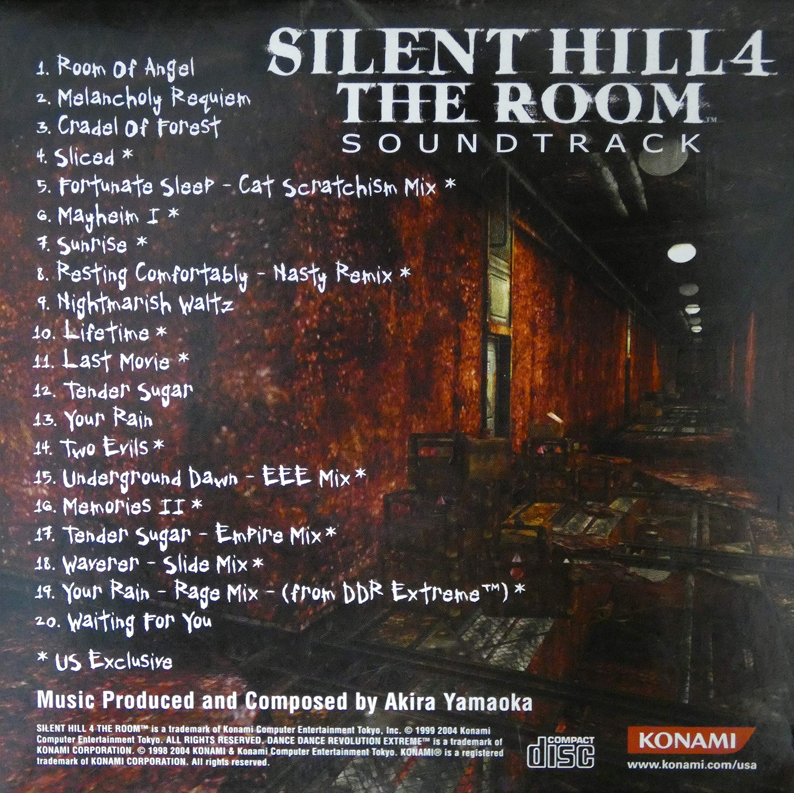 Silent Hill 4: The Room - Original Soundtrack [Audio CD] | Amazon