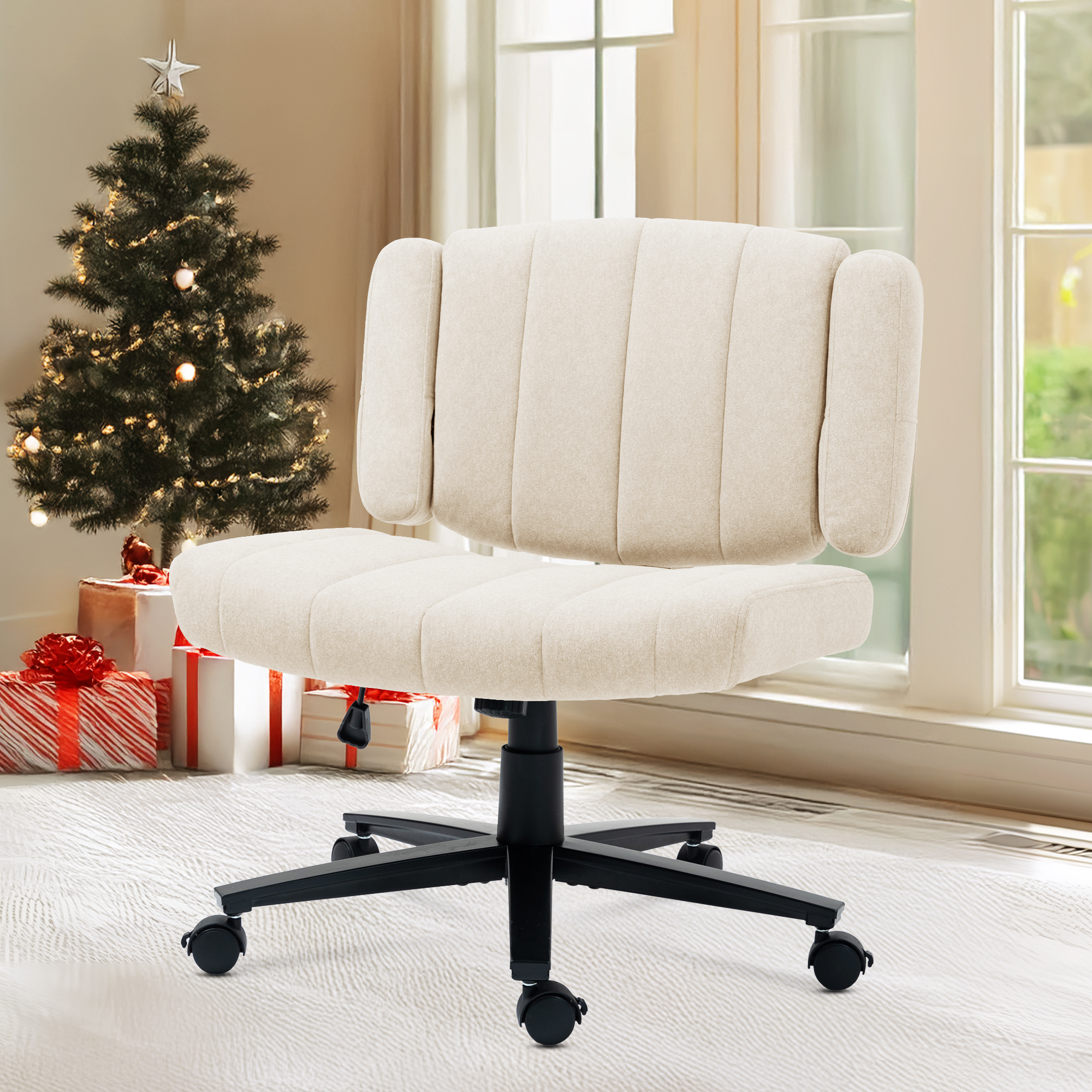 Amazon.com: Vigosit Criss Cross Chair with Wheels – Comfortable
