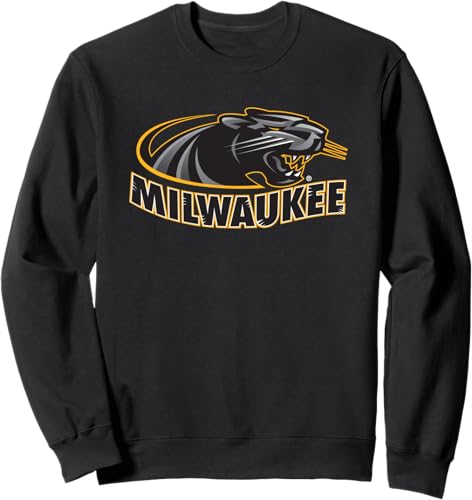 Sudadera con icono de Milwaukee Panthers de Wisconsin, Negro -