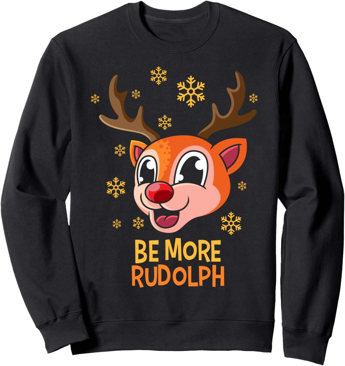 UGLY CHRISTMAS Renne Pull Rudolph pour Noël Sweatshirt - Guide 360