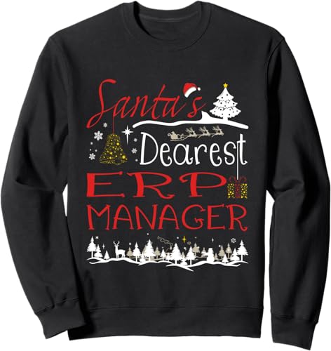 ERP Manager Xmas Job Cute Christmas Sweatshirt ERP Manager Xmas Job Cute Christmas Sweatshirt