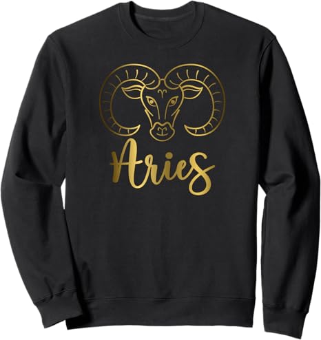 Aries Zodiac Sign Aries Birthday Aries Astrology Sweatshirt